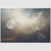 Moonwatcher Bär Art Decoupage Seidenpapier (Vorderseite)