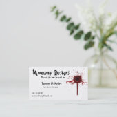 Moonwolf entwirft Visitenkarte (Stehend Vorderseite)