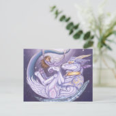 Moony & Avalon Postkarte (Stehend Vorderseite)