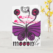 Mooonfly-Karte Karte (Gelbe Blume)