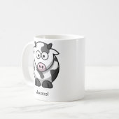 Mooooo! Kuh-Tasse Kaffeetasse (Vorderseite Links)