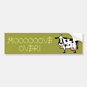 Moooooove vorbei! Autoaufkleber