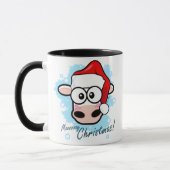 Mooooooy Weihnachtsfestliche Kuh Tasse (Links)