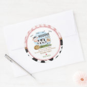 Mooove Over Birthday Favor Sticker (Umschlag)