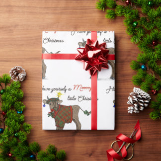 Moooy Christmas Geschenkpapier