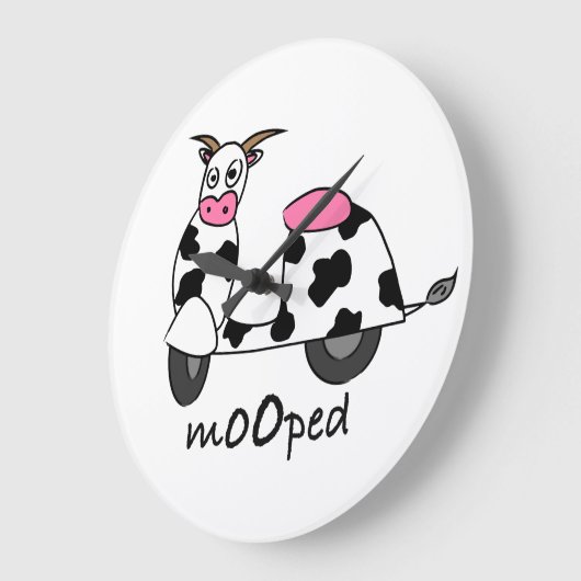 Mooped! Große Wanduhr (Winkel)