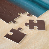 Mooraufstieg über aquamarines Meer Puzzle (Seite)