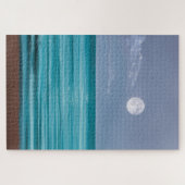 Mooraufstieg über aquamarines Meer Puzzle (Horizontal)