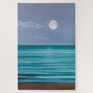 Mooraufstieg über aquamarines Meer Puzzle