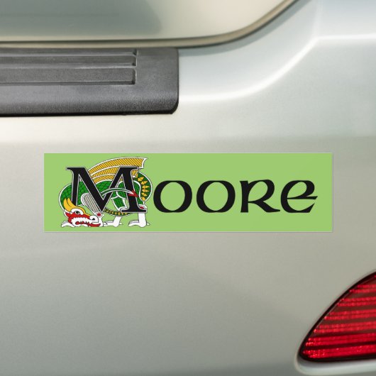 Moore Celtic Dragon Autoaufkleber (Auf Auto)