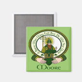 Moore Clan Motto Magnet (Vorderseite/Rückseite)