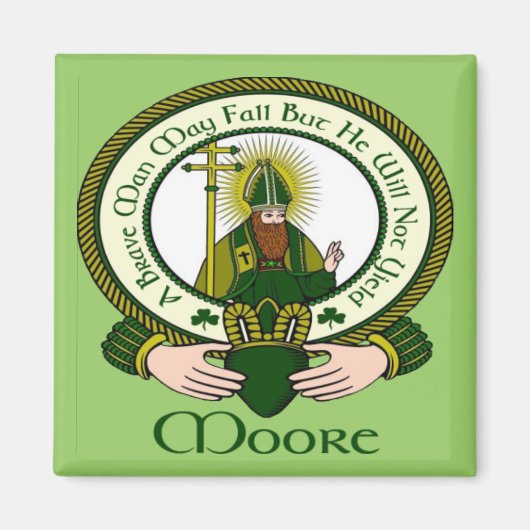 Moore Clan Motto Magnet (Vorne)