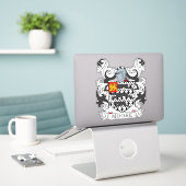 Moore Familienwappen Aufkleber (Laptop auf Schreibtisch)
