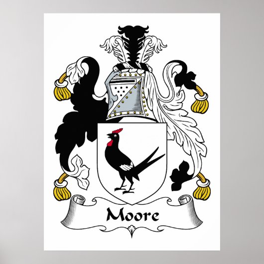 Moore Familienwappen Poster (Vorne)