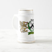 Moore Irish Shield Beer Stein Bierglas (Vorderseite Links)