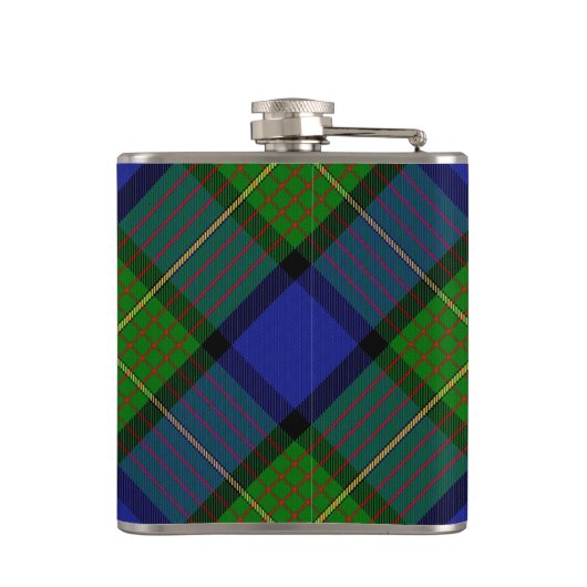 Moore/Muir Tartan-Flasche Flachmann (Rückseite)