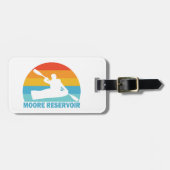 Moore Reservoir New Hampshire Kayak Gepäckanhänger (Vorderseite horizontal)