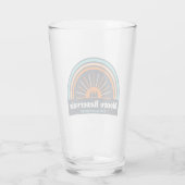 Moore Reservoir New Hampshire Rainbow Glas (Rückseite)