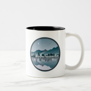 Moore Reservoir New Hampshire Reflection Zweifarbige Tasse