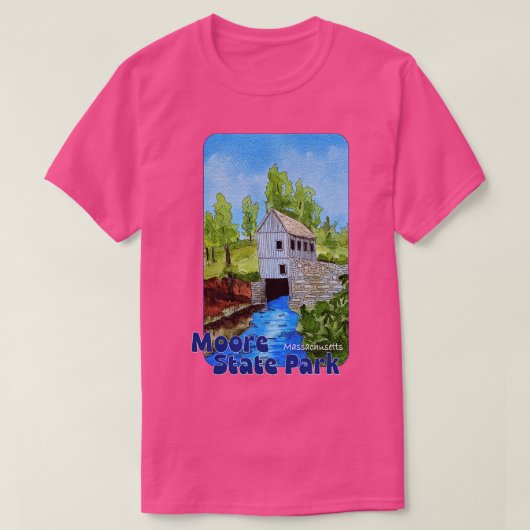 Moore Staat Park Massachusetts T-Shirt (Design vorne)