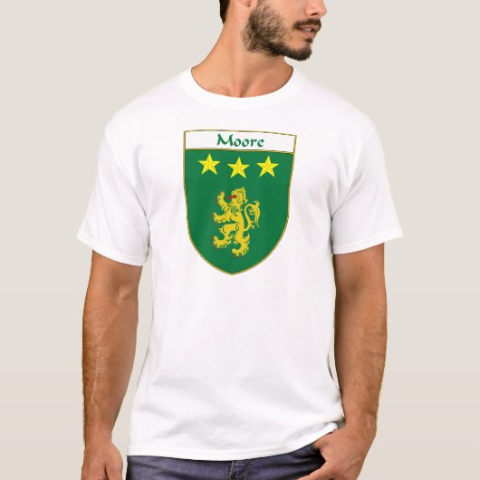 Moore-Wappen/Familienwappen T-Shirt (Vorderseite)