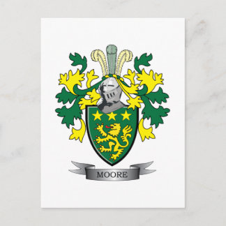Moore-Wappen Postkarte