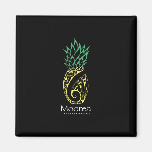 Moorea-Ananas  Magnet (Vorne)