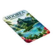 Moorea Französisch-Polynesien Magnet (Rechte Seite)