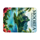 Moorea Französisch-Polynesien Magnet (Horizontal)