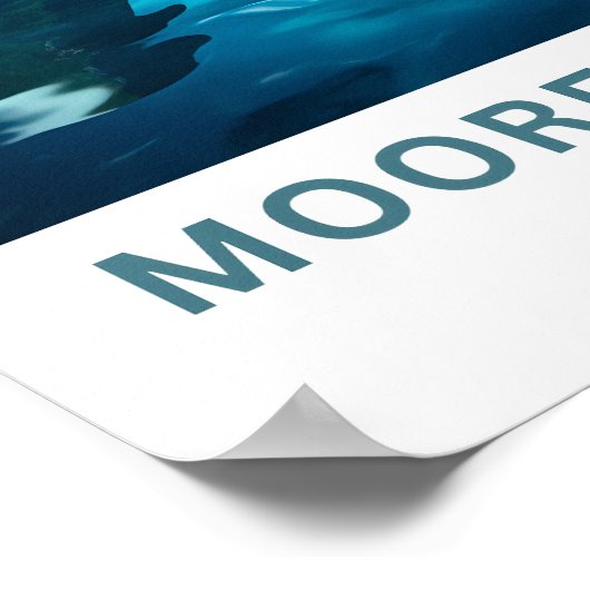 Moorea Insel Französisch Polynesien Reisen Print Poster (Ecke)