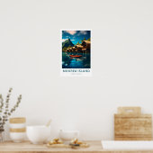 Moorea Insel Französisch Polynesien Reisen Print Poster (Küche)
