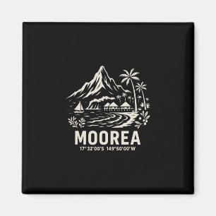 Moorea Insel Französisch-Polynesien Strandurlaub Magnet
