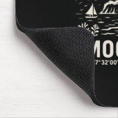 Moorea Insel Französisch-Polynesien Strandurlaub  Mousepad (Ecke)