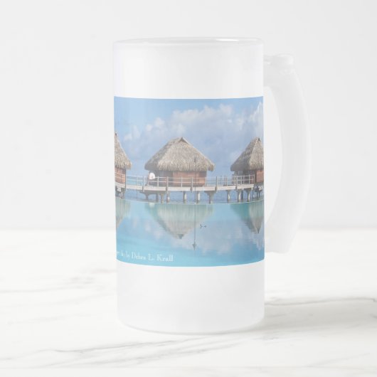 Moorea Spiegel-mattiertes Glas Mattglas Bierglas (VorderseiteRechts)