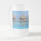 Moorea Spiegel-mattiertes Glas Mattglas Bierglas (Vorderseite Links)