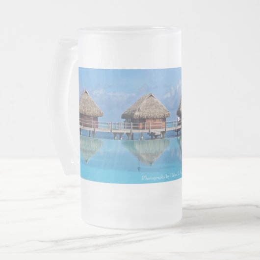 Moorea Spiegel-mattiertes Glas Mattglas Bierglas (Vorderseite Links)