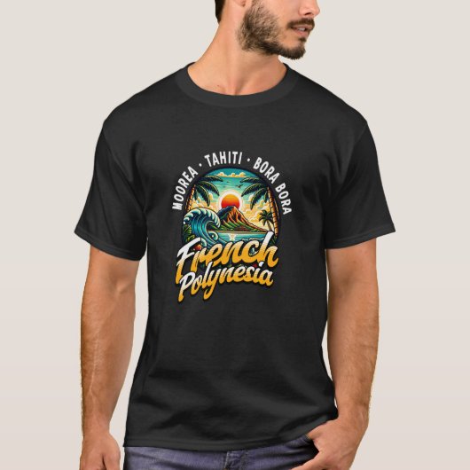 Moorea Tahiti Bora Bora T-Shirt (Vorderseite)