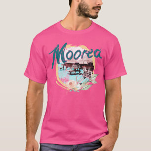 Moorea Vintag Südpazifik Französisch-Polynesien T-Shirt