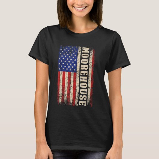 MOOREHOUSE Nachname Shirt MOOREHOUSE Name Amerika (Vorderseite)