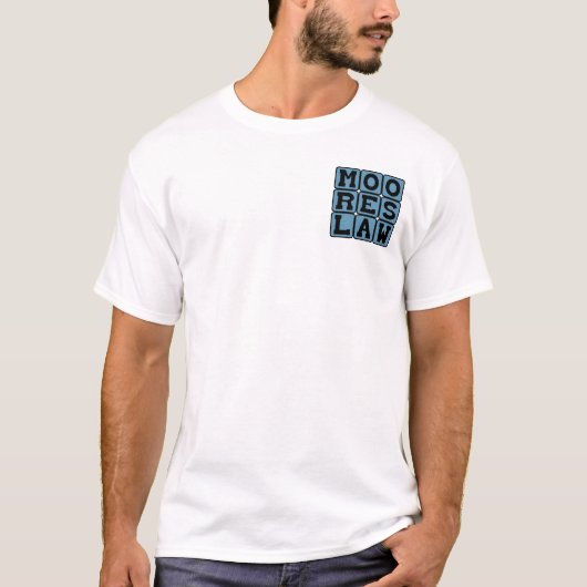 Moores Gesetz, Evolution der Technologie T-Shirt (Vorderseite)