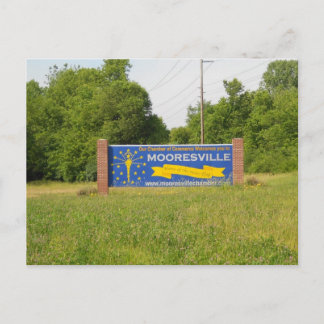 Mooresville Indiana Postkarte