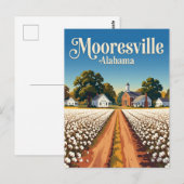 Mooresville USA Postkarte (Vorne/Hinten)