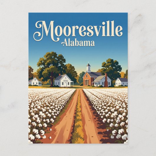 Mooresville USA Postkarte (Vorderseite)