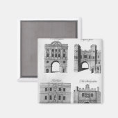 Moorgate, Cripplegate, Ludgate Bridgegate Magnet (Vorderseite/Rückseite)