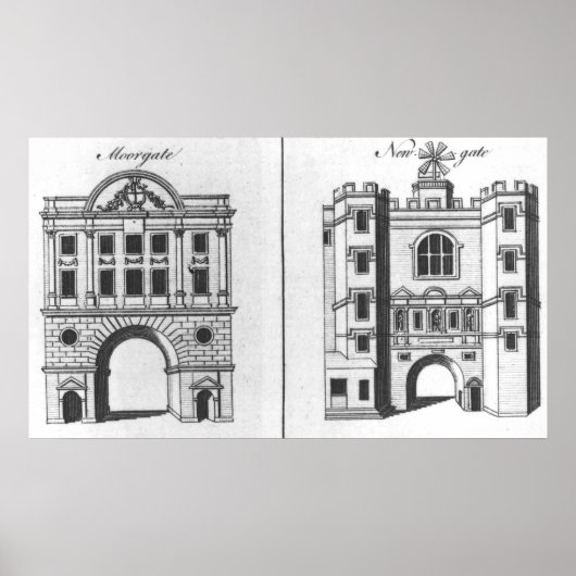 Moorgate und Newgate Poster (Vorne)