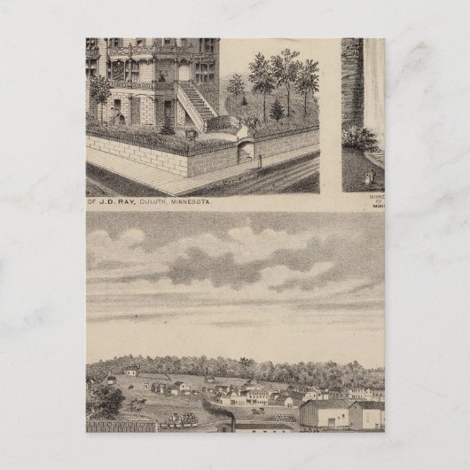 Moorhead Clay Landkreis, Minnesota Postkarte (Vorderseite)