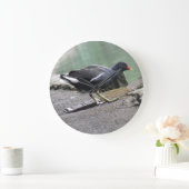 Moorhen Wall Clock Große Wanduhr (Zuhause)