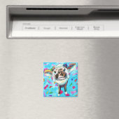 Moorific Doodle Tinte Kuh Magnet (In Situ (Geschirrspüler))