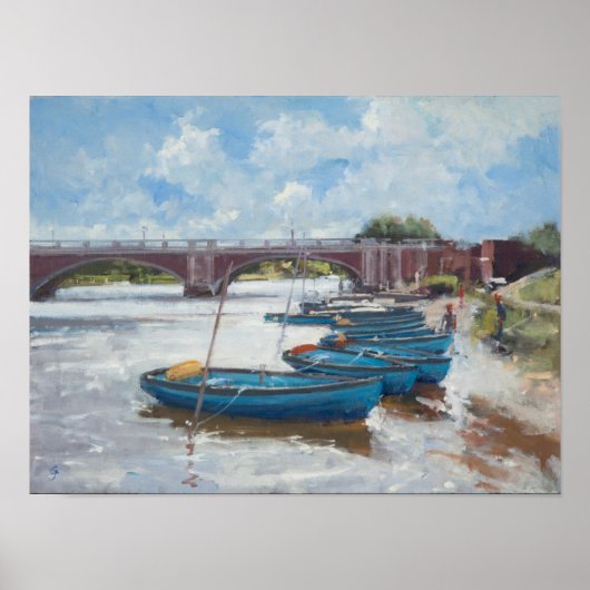 Moorings at Hampton Court 2011 Poster (Vorne)