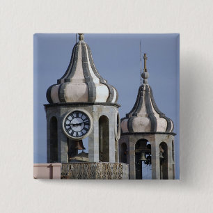 Moorische Architektur von La Orotava, Teneriffa Button